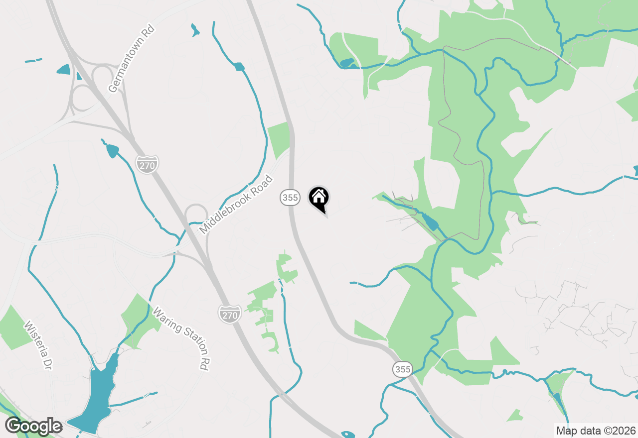 Map of 19540 Scenery Drive, Germantown, MD 20876