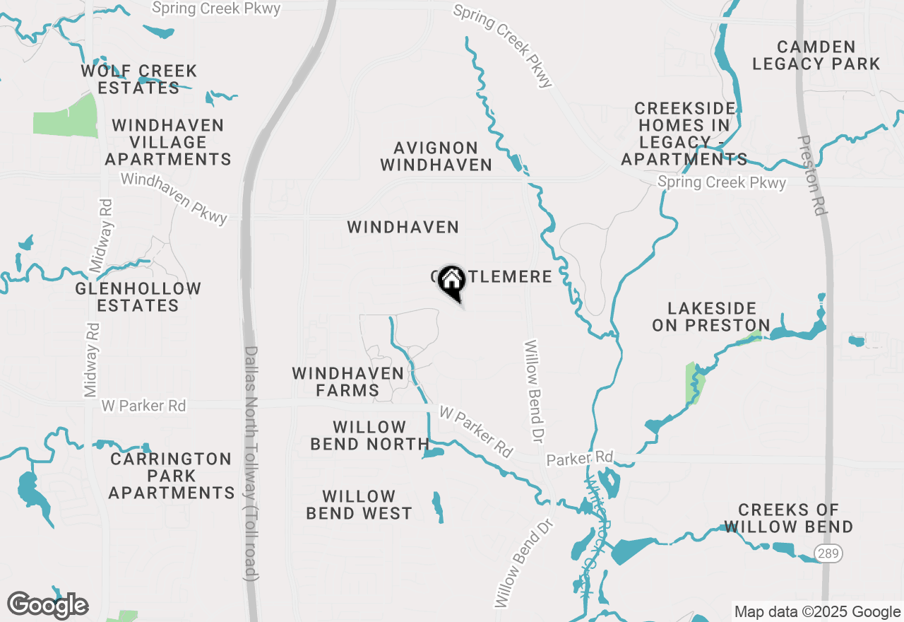 Map of 5721 Yeary Road, Plano, TX 75093