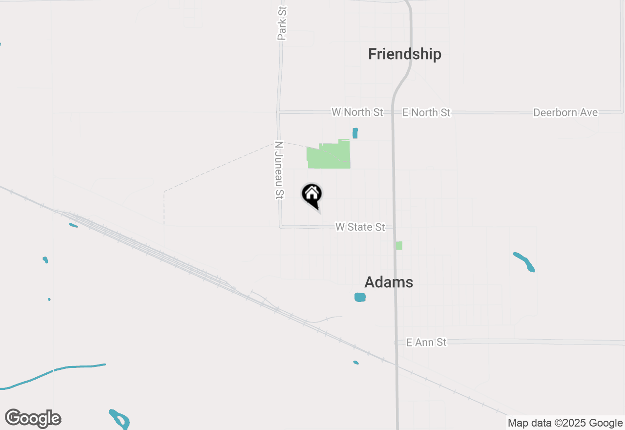 Map of 216 N Kenwood Street, Adams, WI 53910