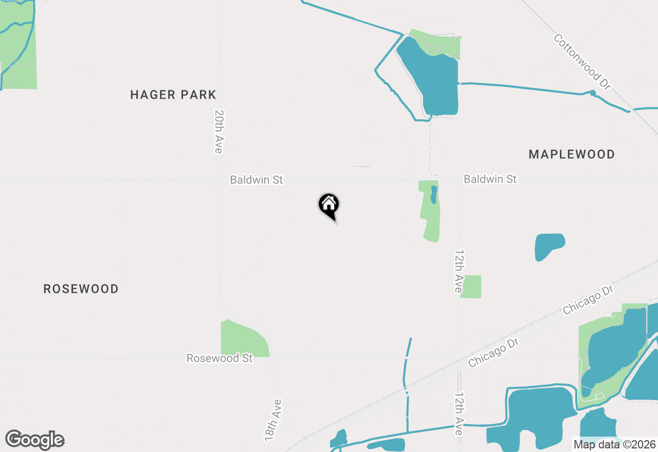 Map of 7439 Eastlane Avenue, Jenison, MI 49428