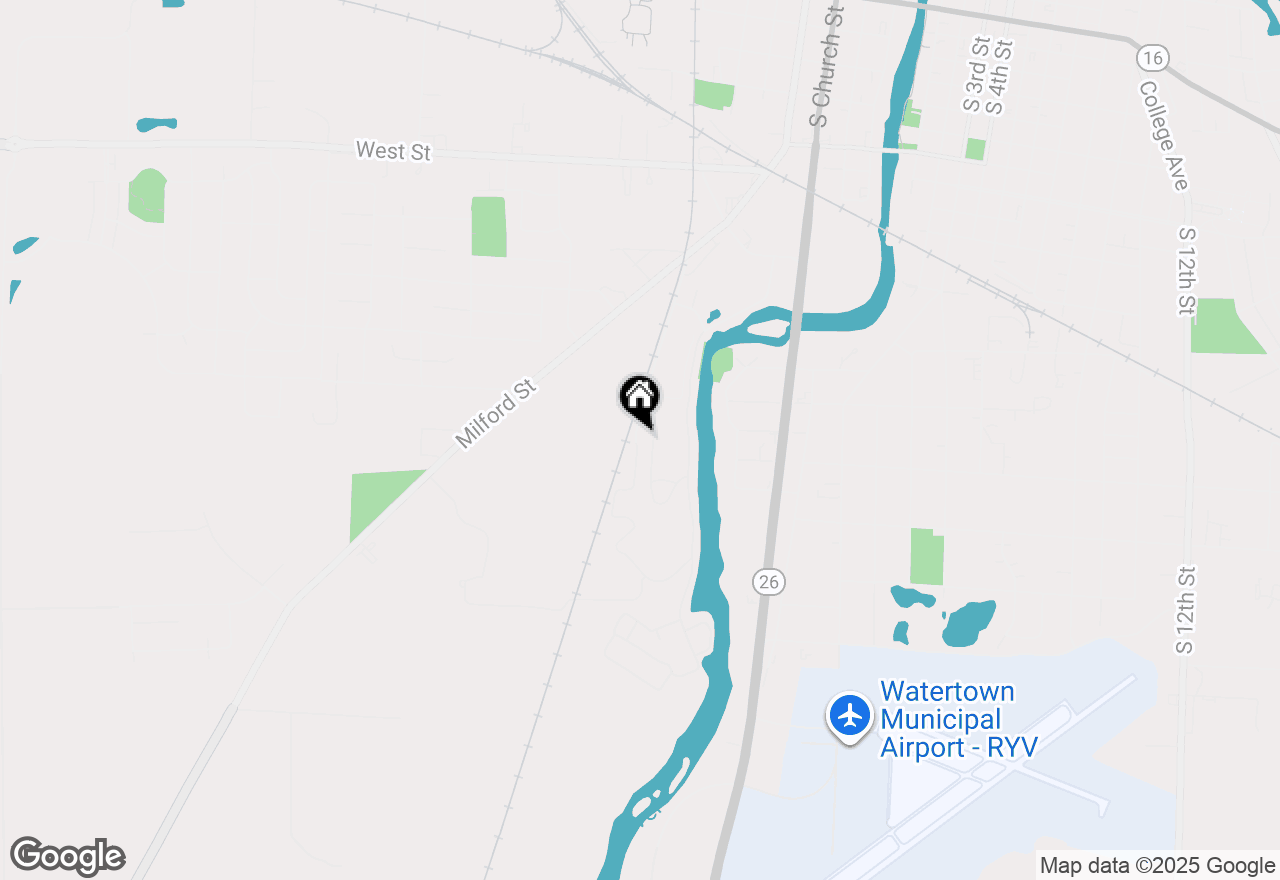 Map of 737 Johnson St, Watertown, WI 53094