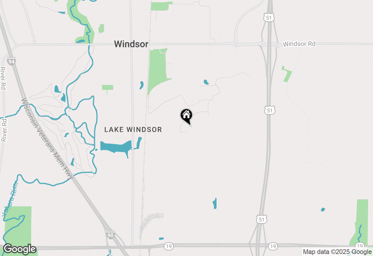 Map of 4390 Eagle Ridge Lane, Windsor, WI 53598