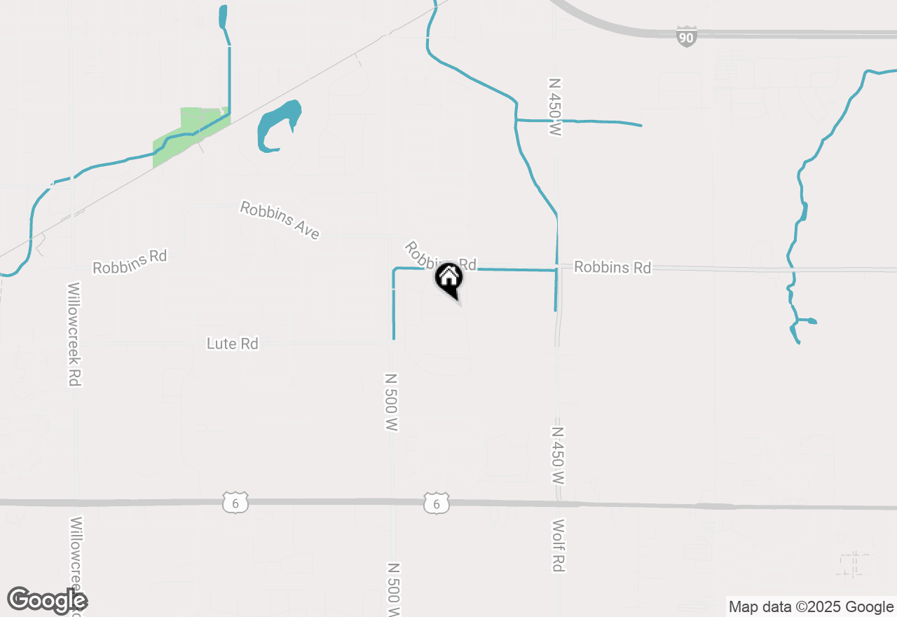 Map of 6590 Carson Avenue, Portage, IN 46368