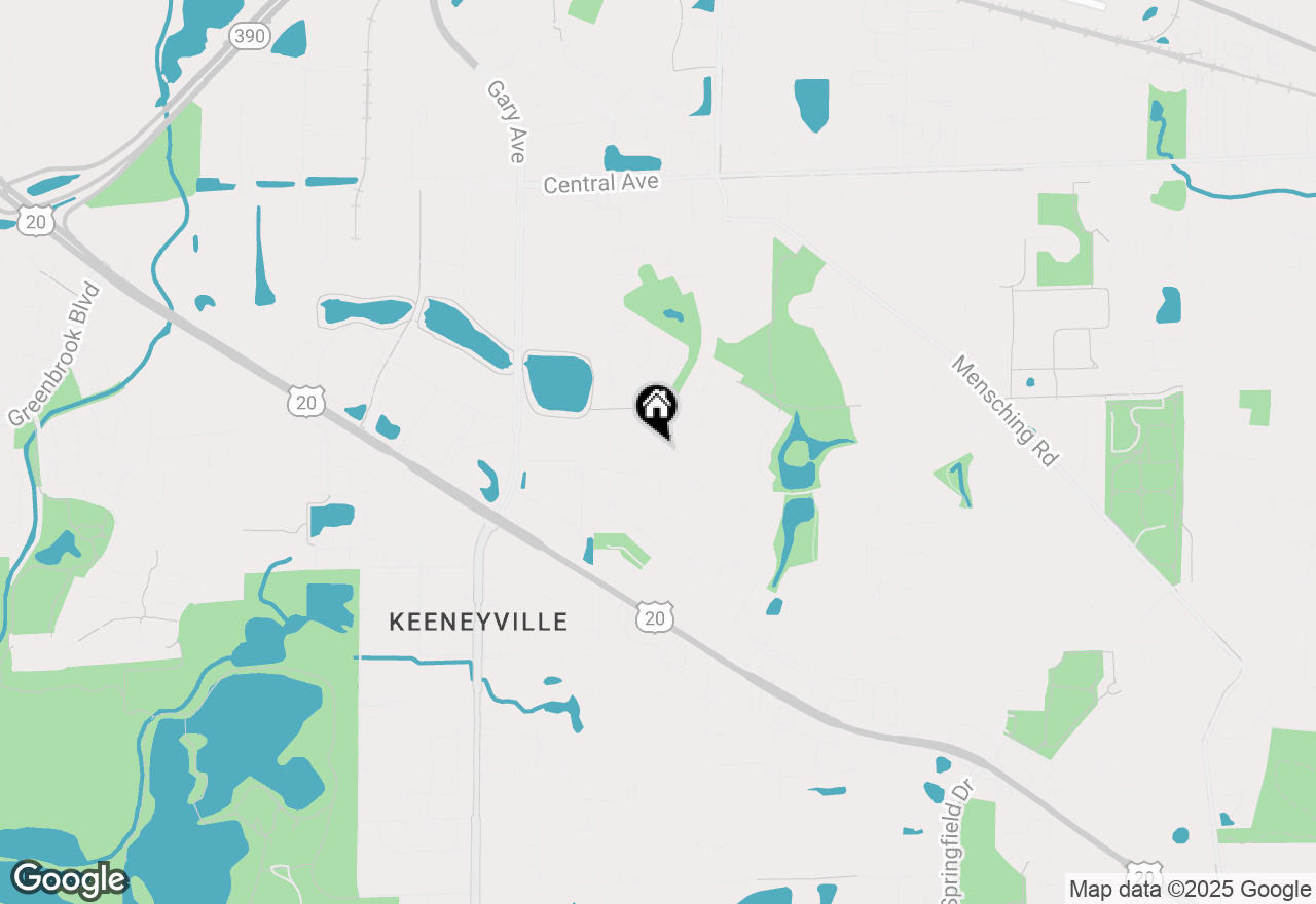 Map of 1290 Wandsworth Circle, Roselle, IL 60172