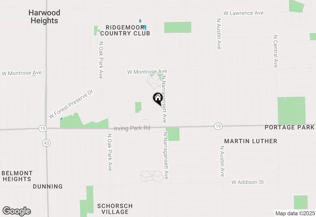 Map of 6430 W Belle Plaine Avenue #211, Chicago, IL 60634