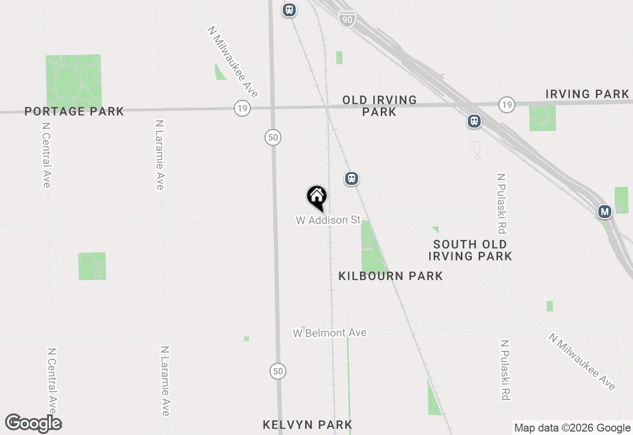 Map of 4624 W Addison Street, Chicago, IL 60641