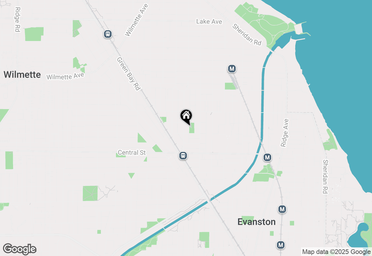 Map of 2715 Broadway Avenue, Evanston, IL 60201