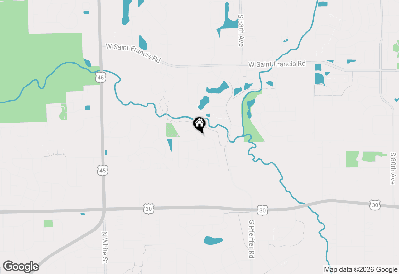 Map of 20643 Michigan Island Court, Frankfort, IL 60423