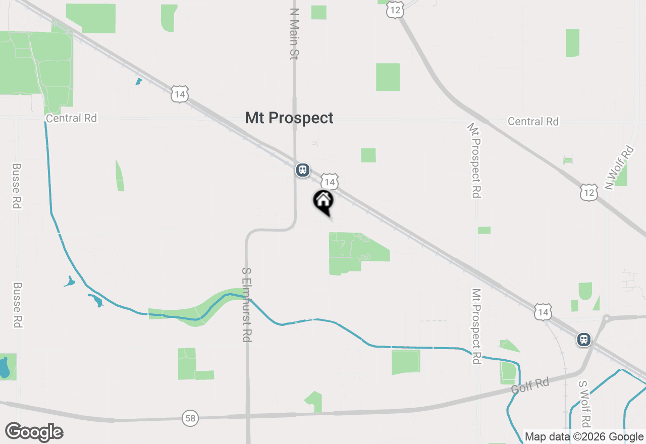 Map of 336 S Maple Street, Mount Prospect, IL 60056