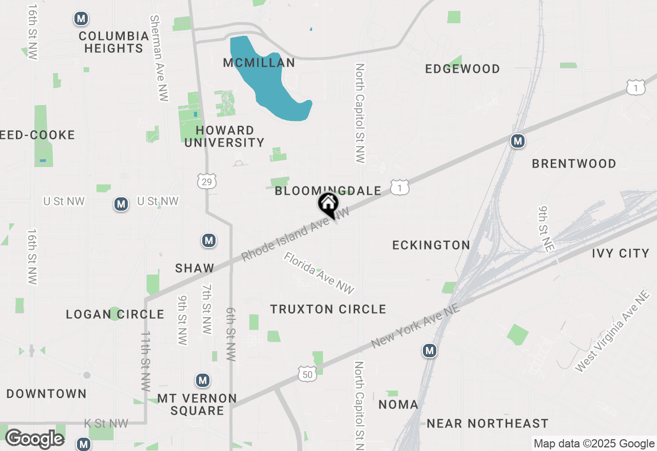 Map of 82 T Street Nw #2, Washington, DC 20001