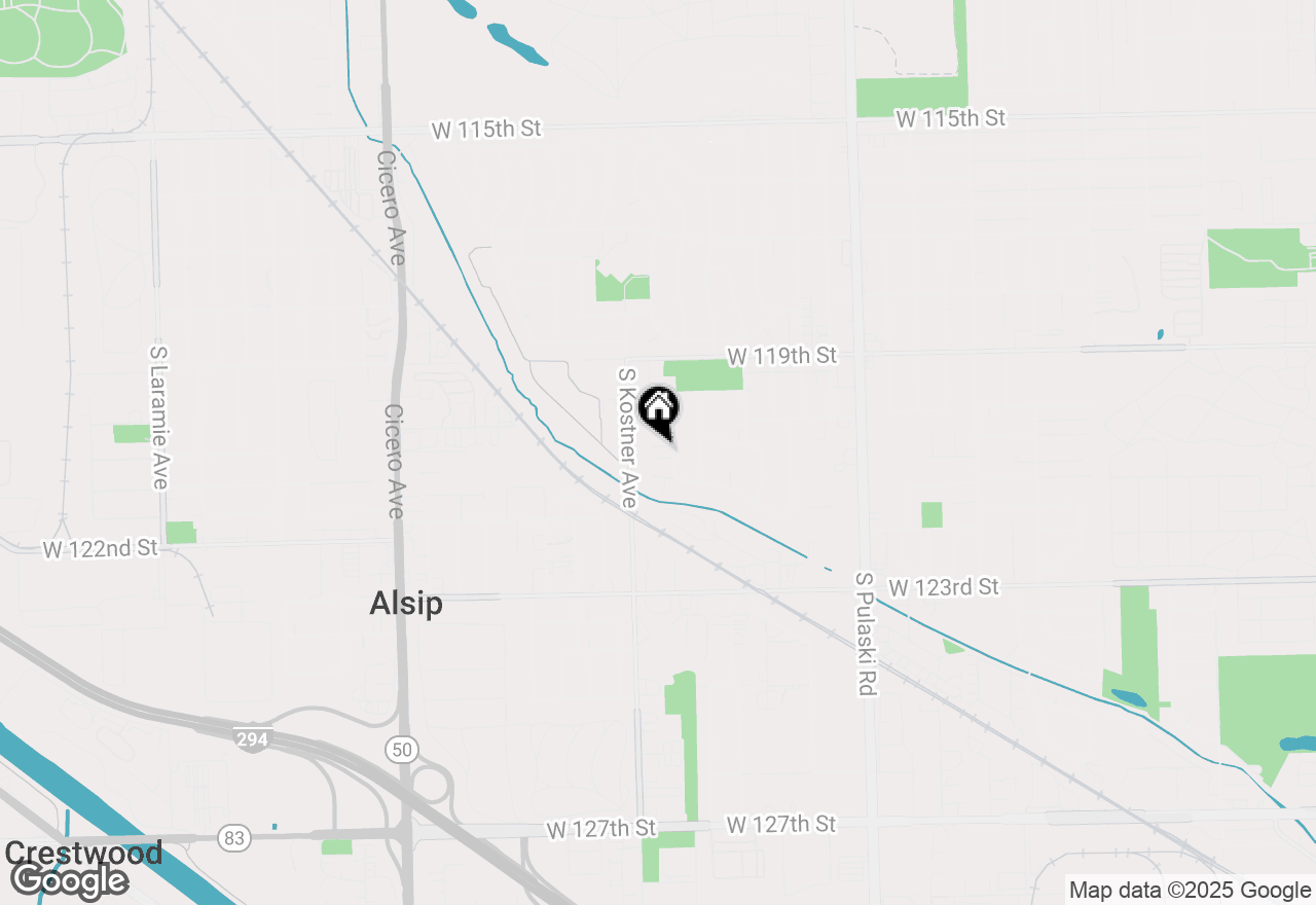 Map of 12026 S Kildare Avenue #17, Alsip, IL 60803