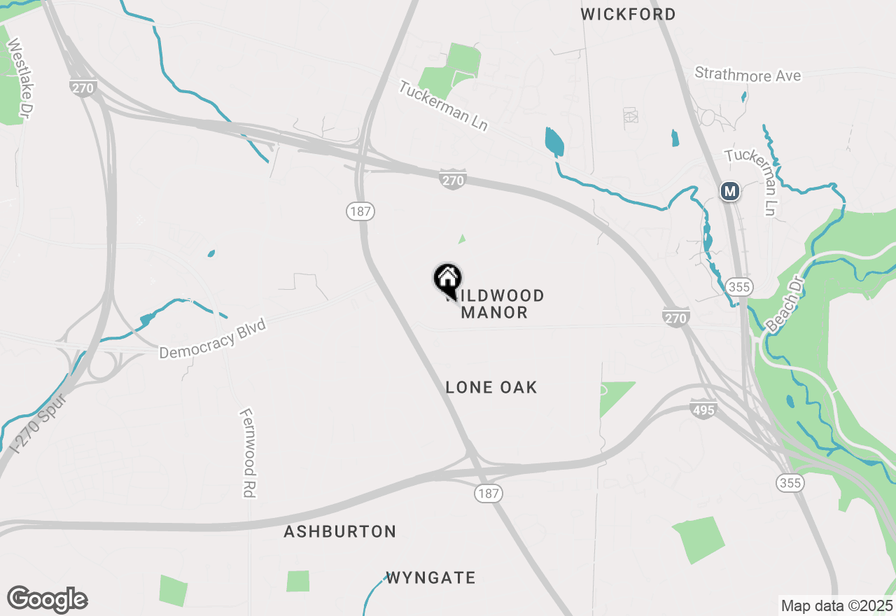 Map of 6017 Berkshire Drive, Bethesda, MD 20814