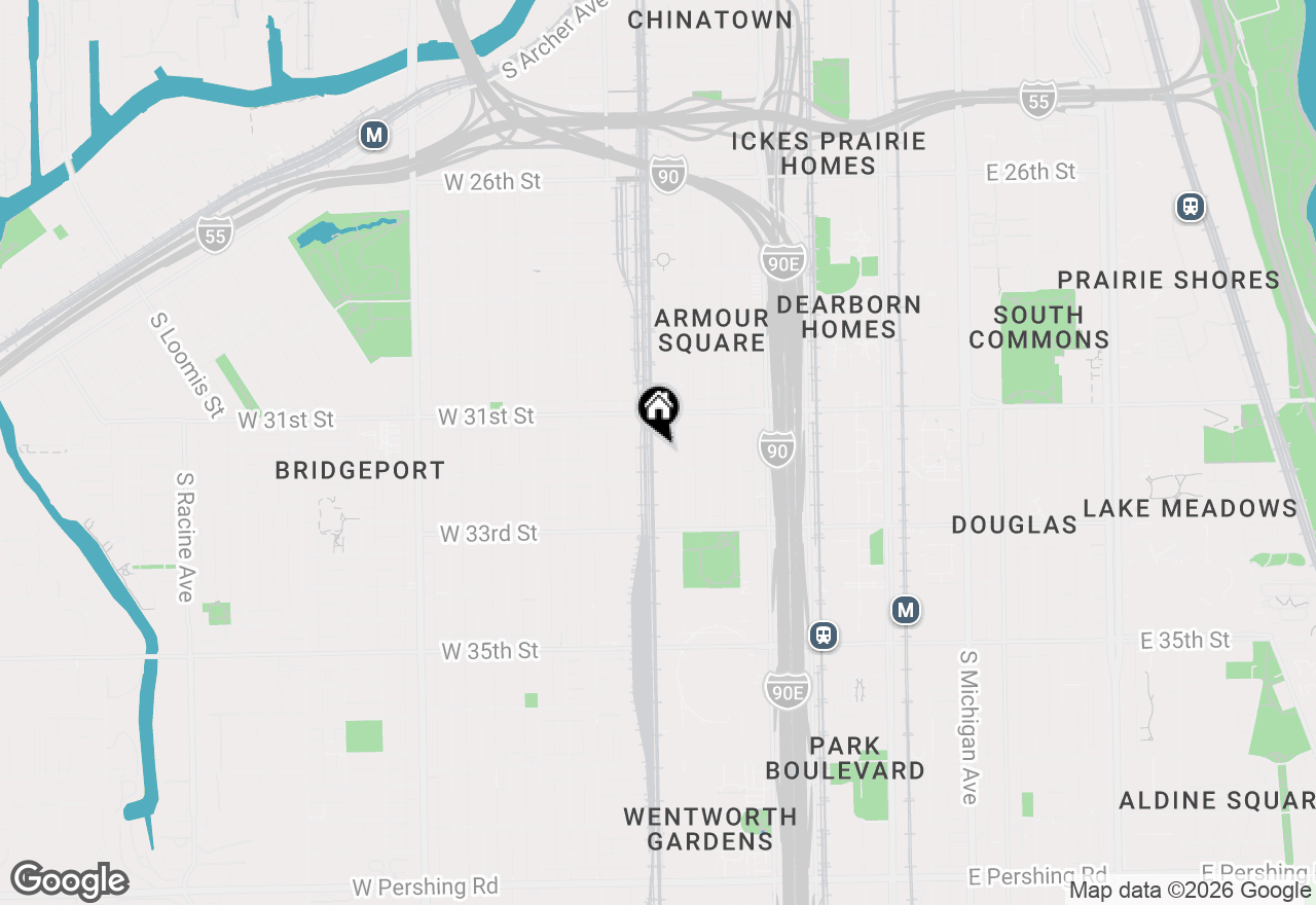 Map of 3140 S Stewart Avenue, Chicago, IL 60616