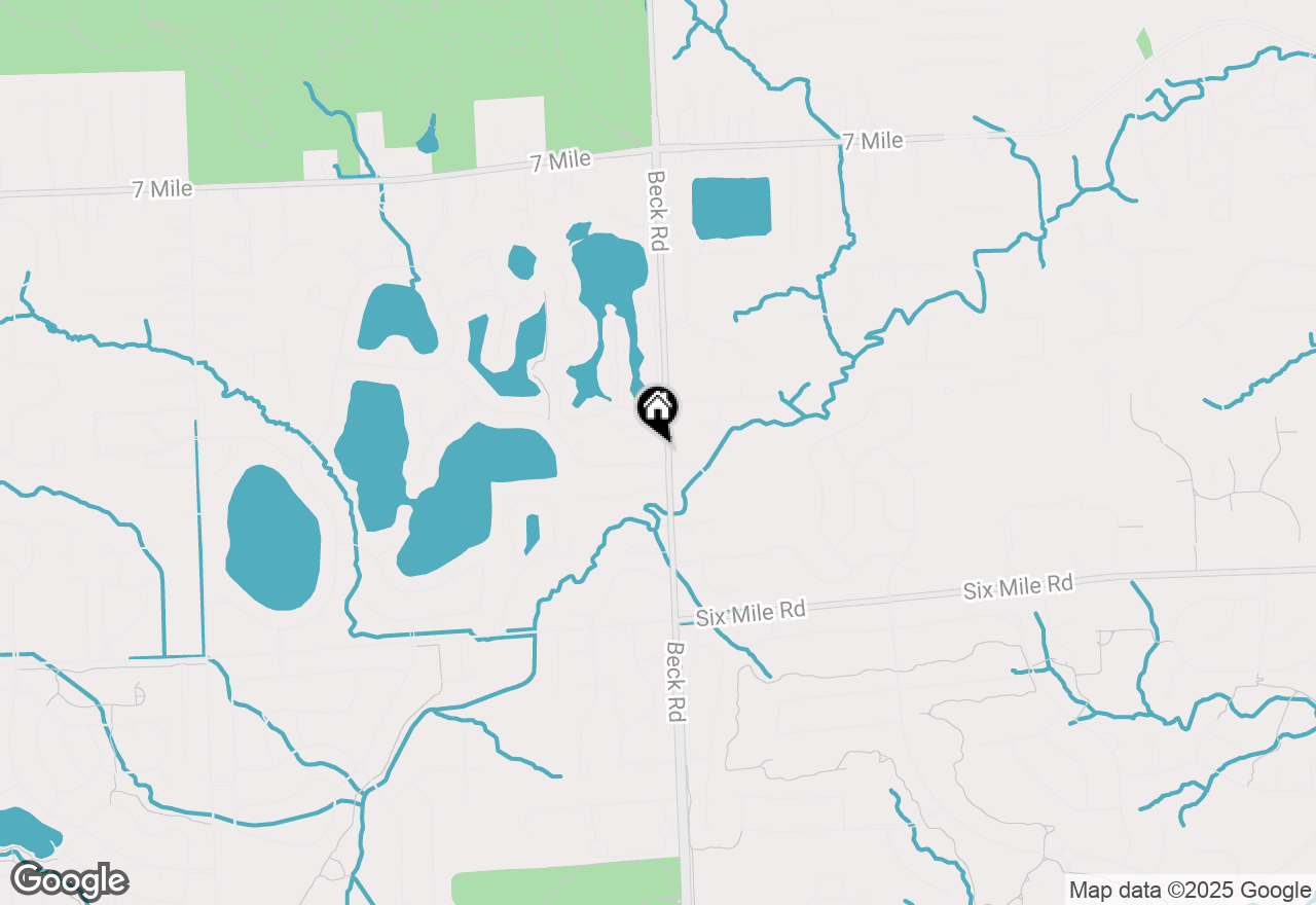 Map of 17875 Beck Road, Northville, MI 48168