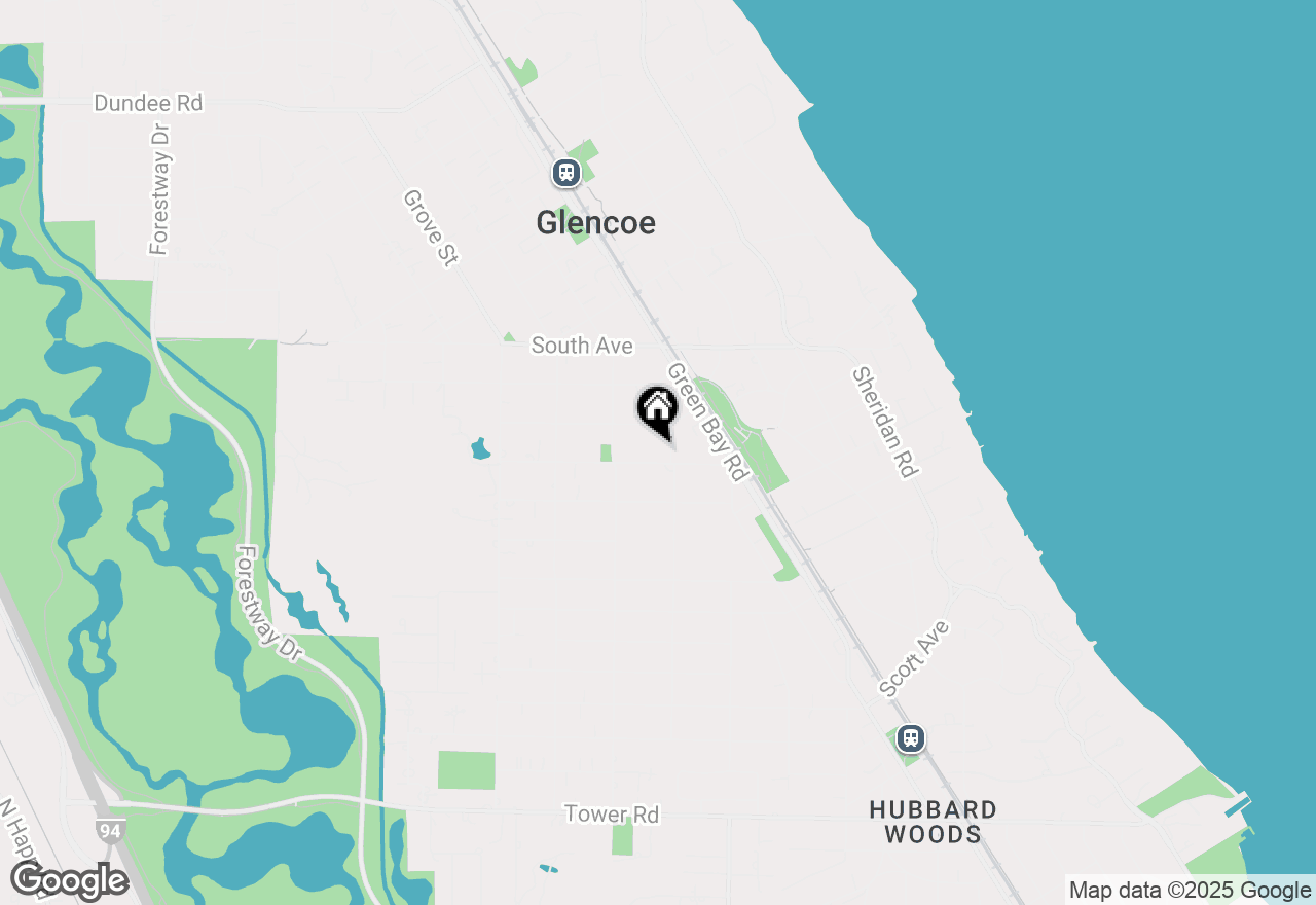 Map of 379 Jefferson Avenue, Glencoe, IL 60022