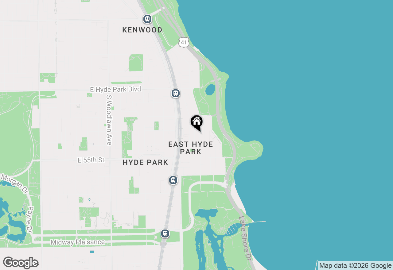Map of 5400 S Hyde Park Boulevard #B12, Chicago, IL 60615