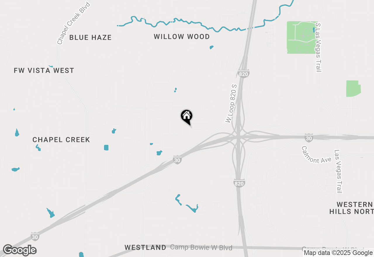 Map of 2216 Ranger Hill Avenue, Fort Worth, TX 76108