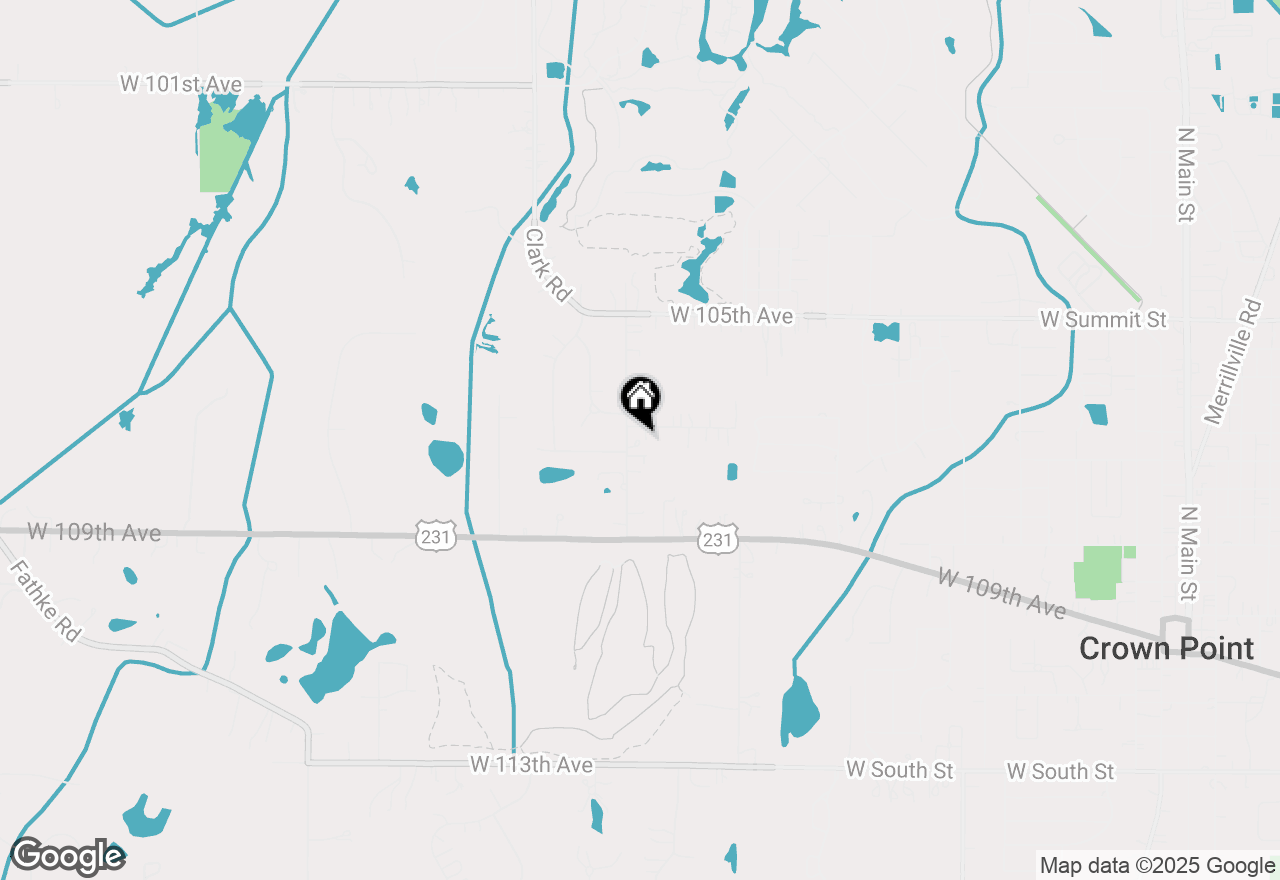 Map of 10705 Lane Street, Crown Point, IN 46307