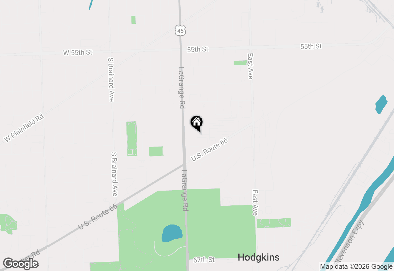 Map of 44 Birch, La Grange, IL 60525