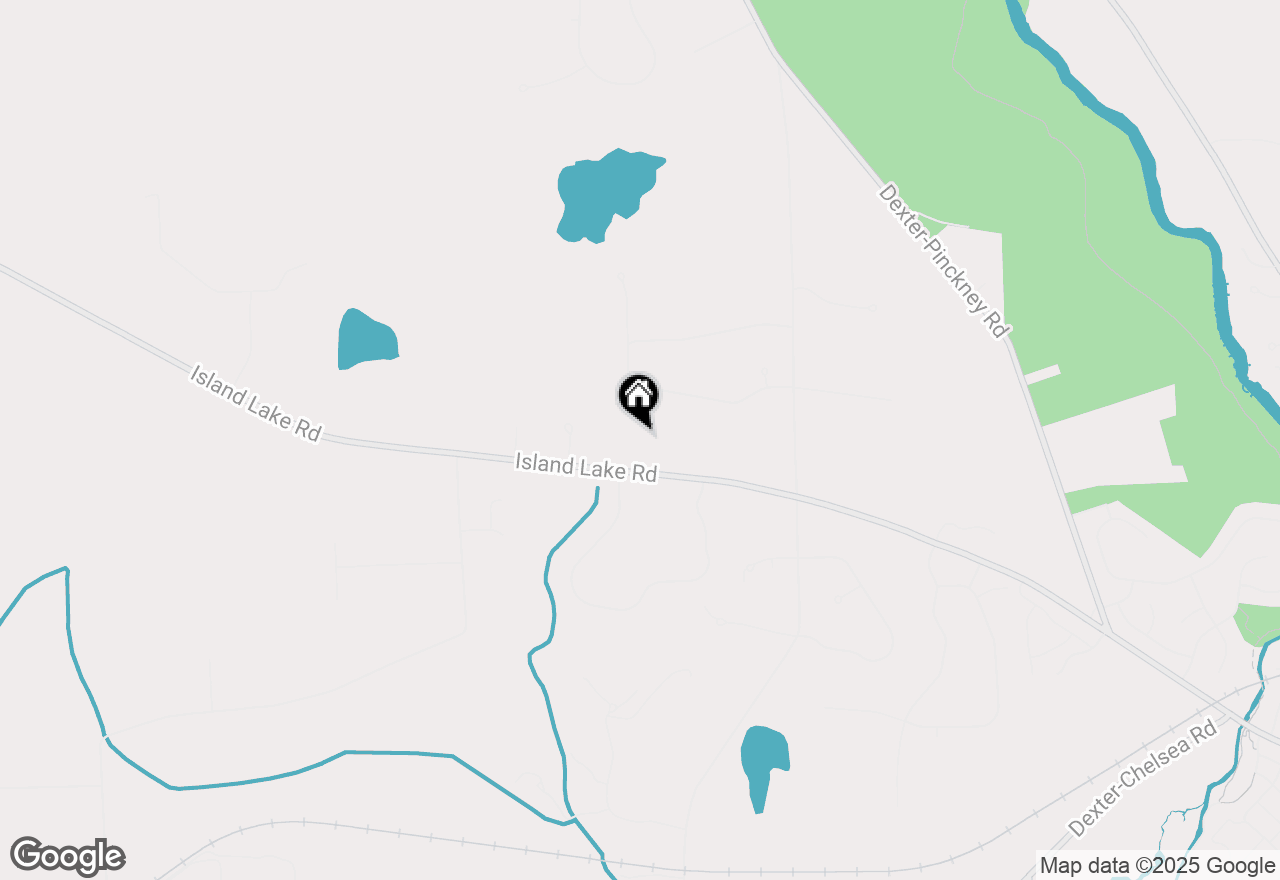 Map of 9430 Island Lake Road, Dexter, MI 48130