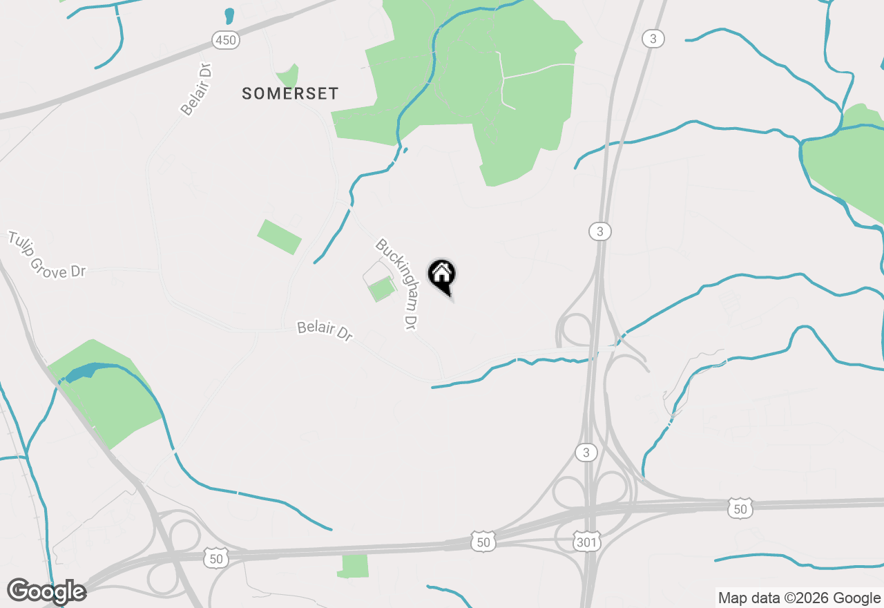 Map of 12707 Beaverdale Lane, Bowie, MD 20715