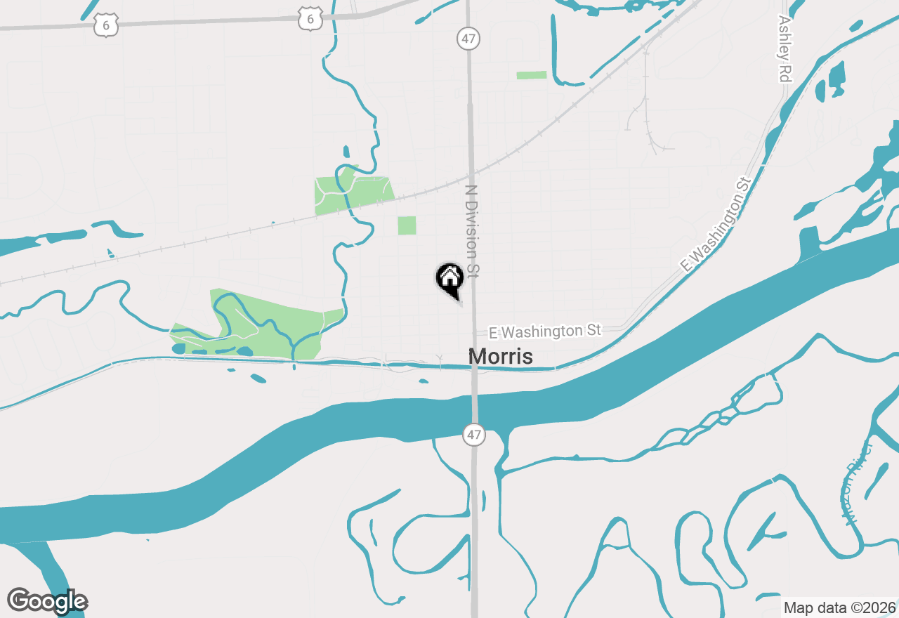 Map of 105 E Main Street #206, Morris, IL 60450