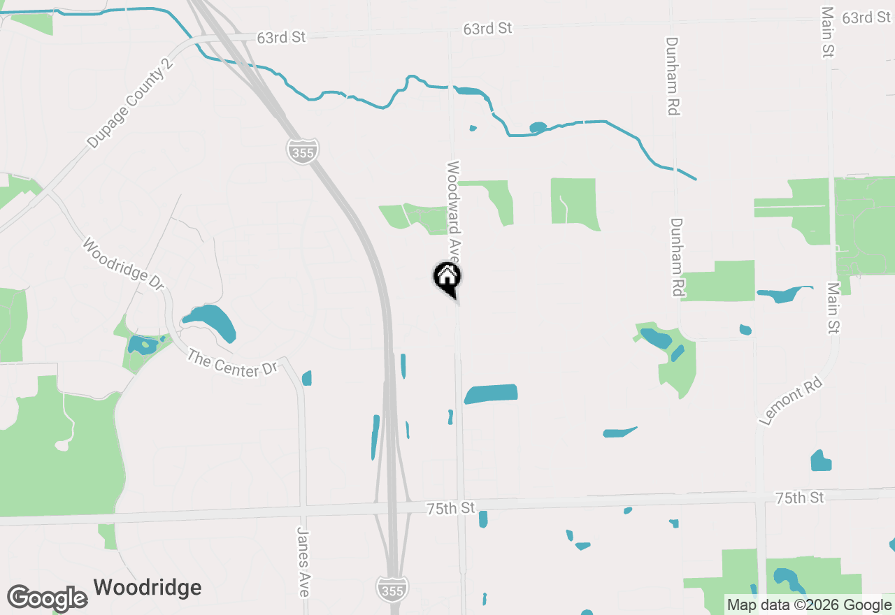 Map of 7020 Barrington Court #203, Woodridge, IL 60517