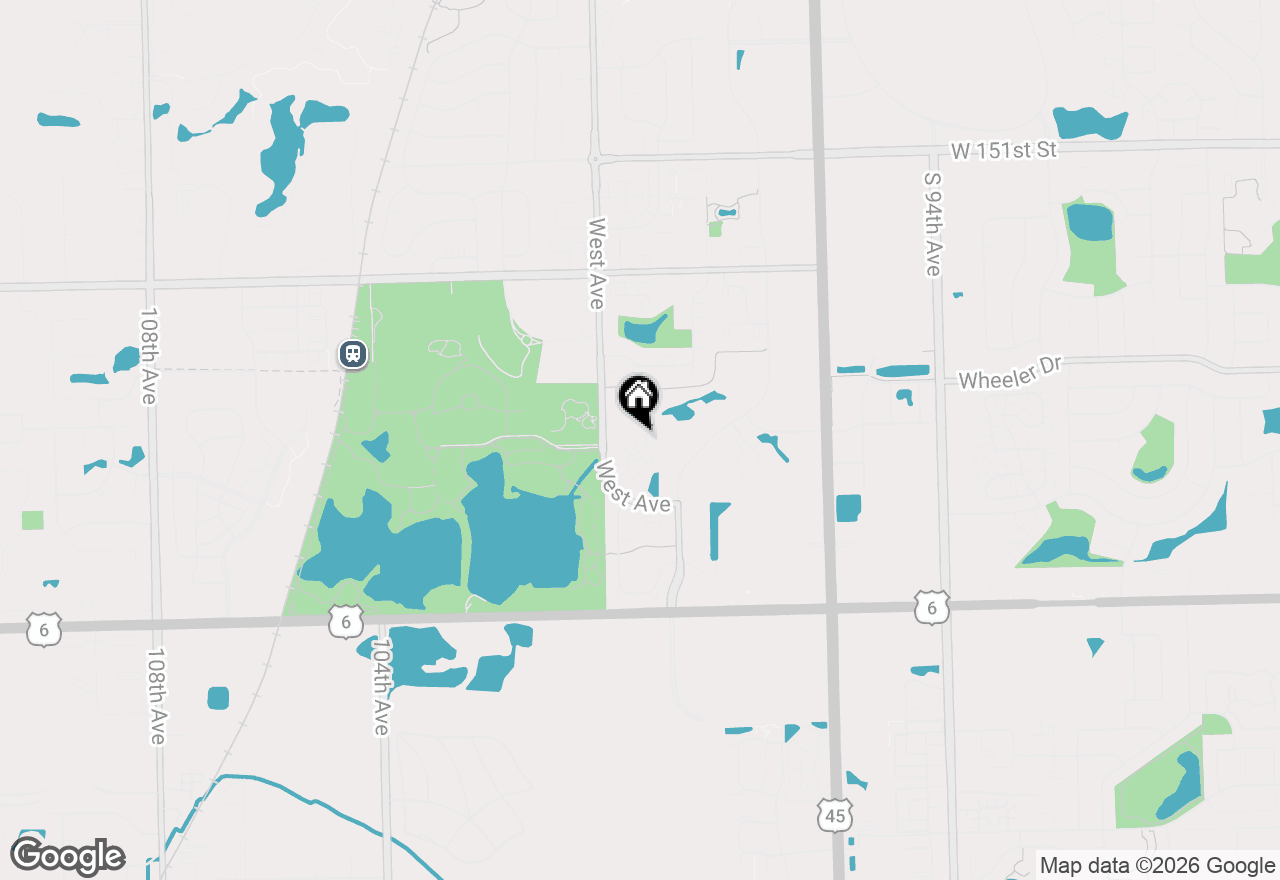 Map of 15606 Centennial Court, Orland Park, IL 60462