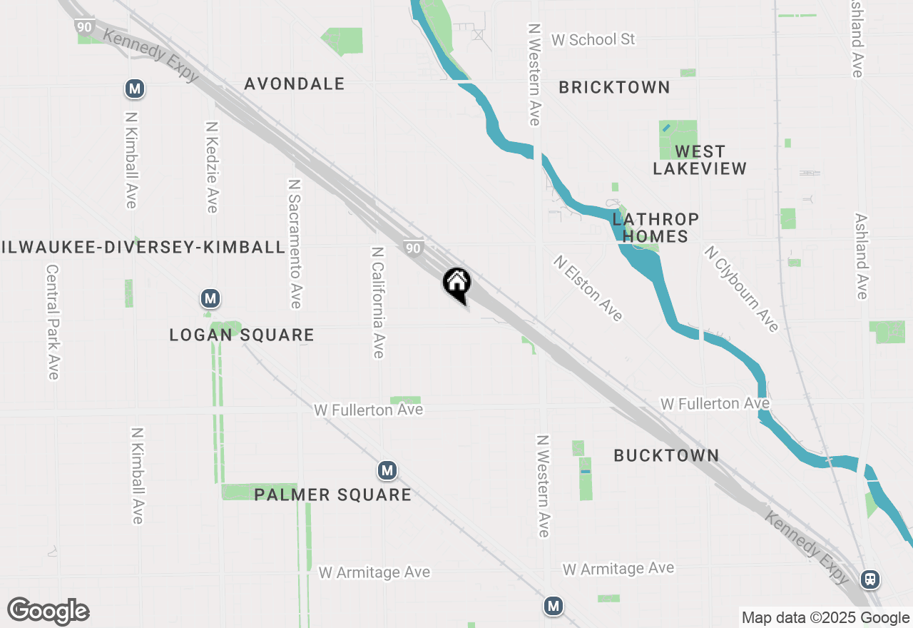 Map of 2600 W Logan Boulevard #2L, Chicago, IL 60647