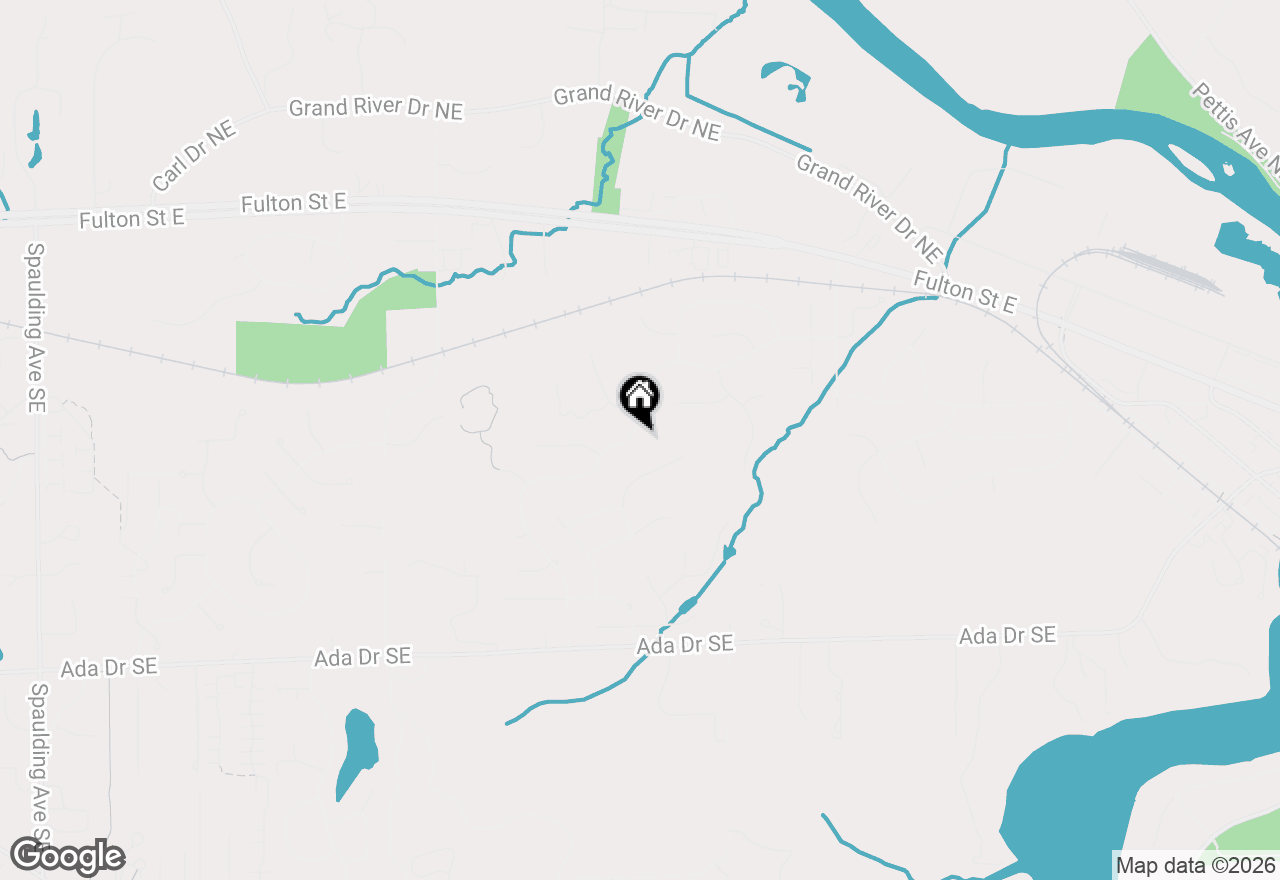 Map of 410 Adaway Avenue Se, Ada, MI 49301