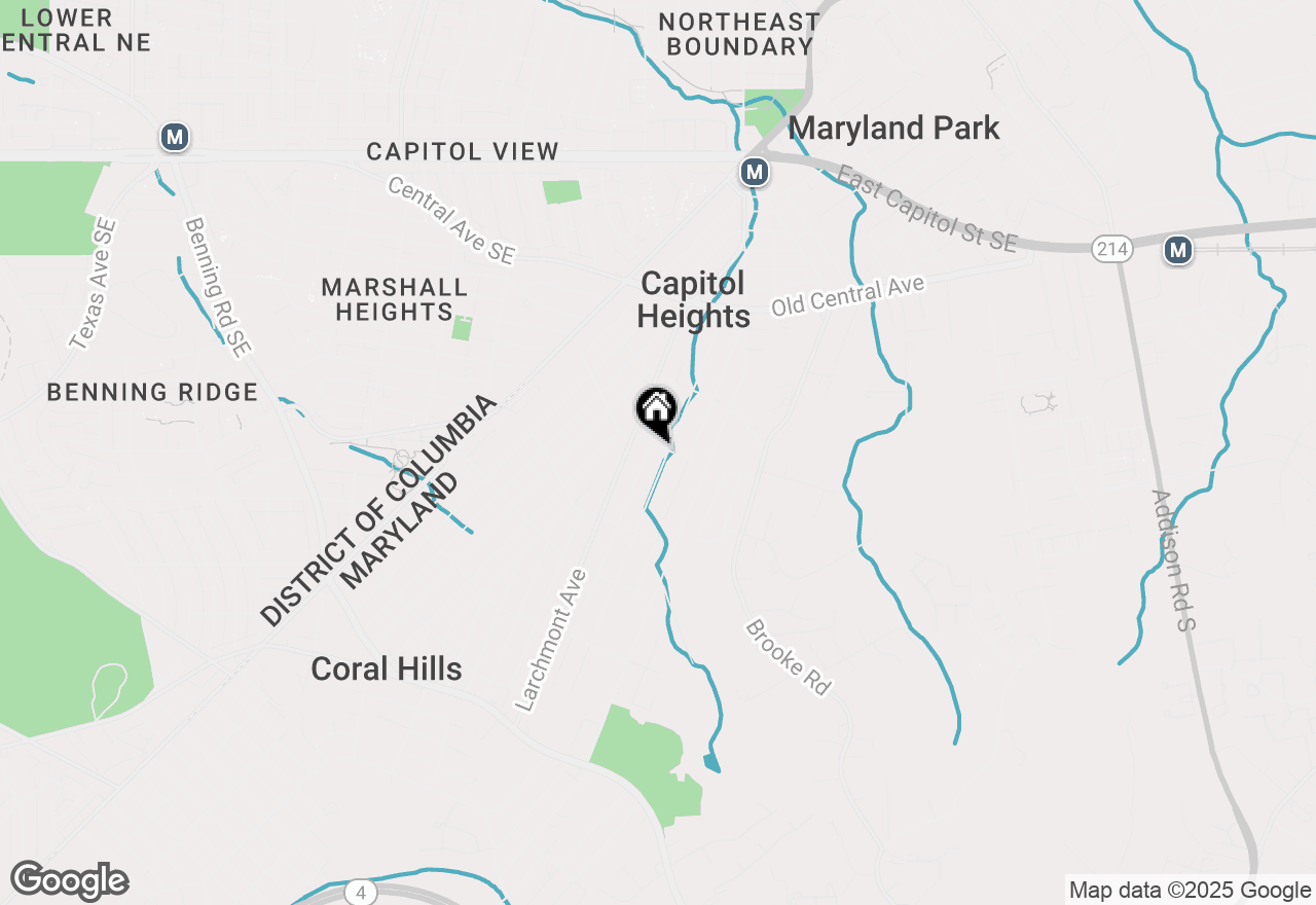 Map of 5205 Doppler Street, Capitol Heights, MD 20743
