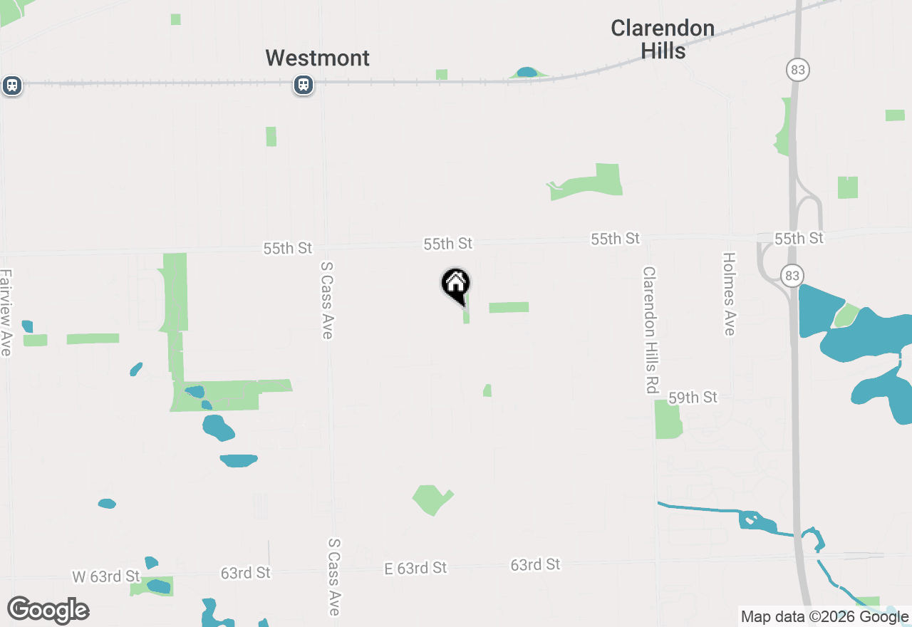 Map of 525 S Oak Avenue, Westmont, IL 60559