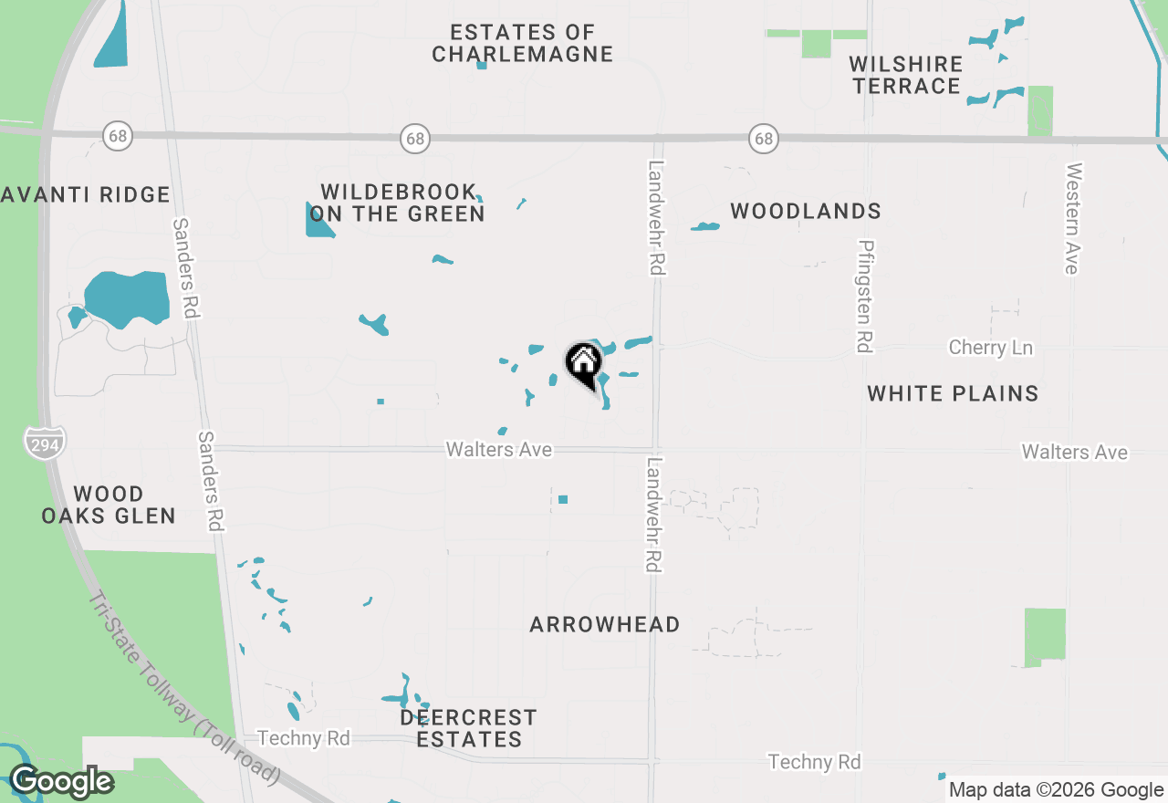 Map of 6 The Court Of Chapel Wood, Northbrook, IL 60062
