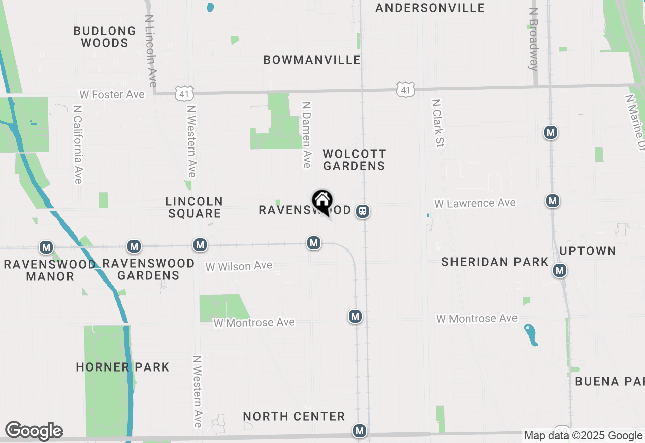 Map of 4726 N Winchester Avenue #F, Chicago, IL 60640