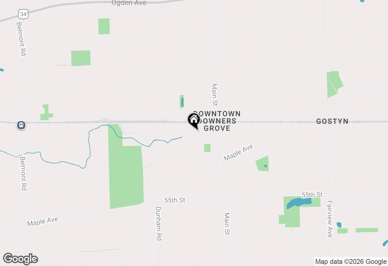 Map of 1127 Gilbert Avenue #1127, Downers Grove, IL 60515