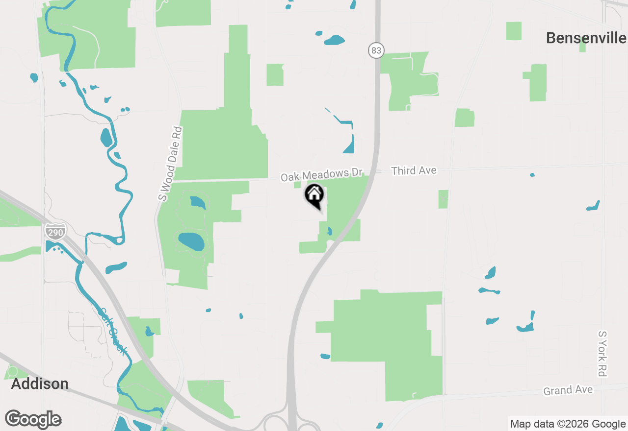 Map of 17W266 Byron Avenue, Addison, IL 60101