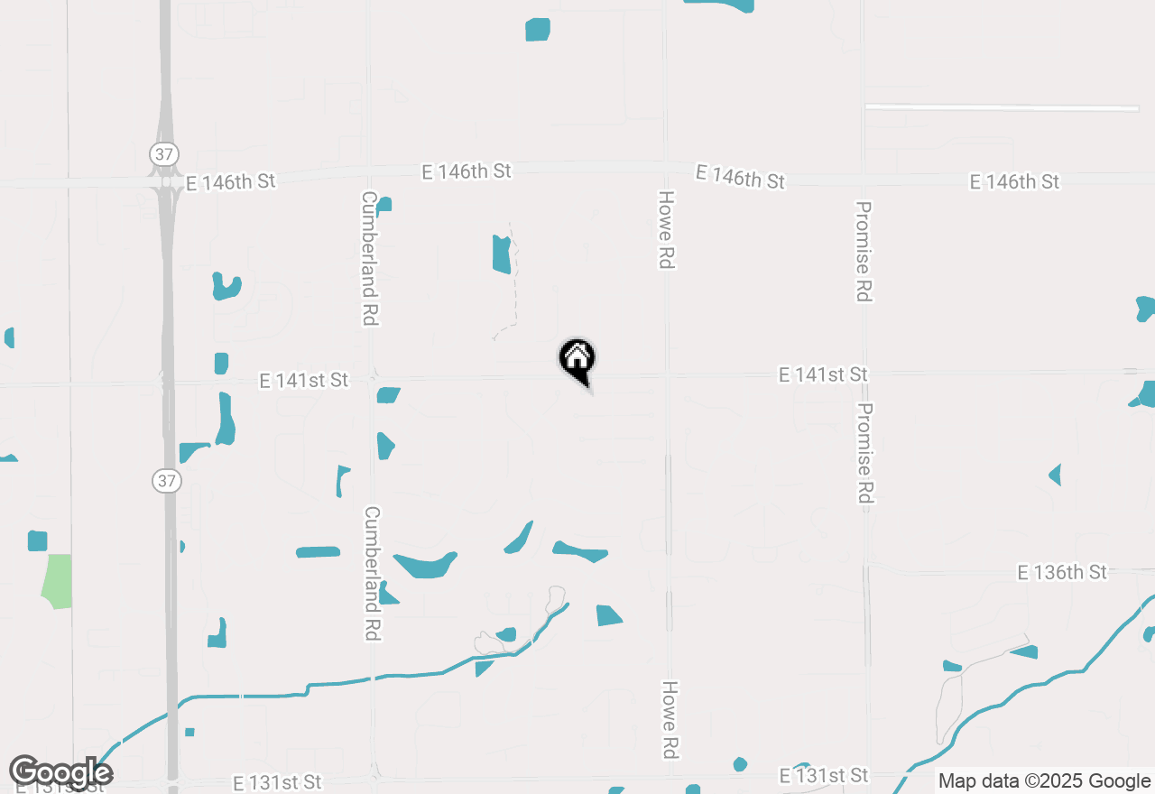 Map of 10343 Waveland Circle, Fishers, IN 46038