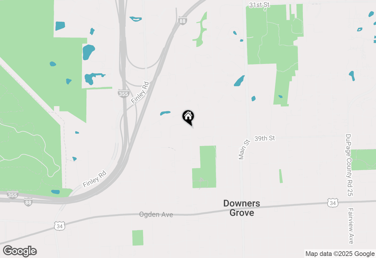 Map of 3828 Venard Road, Downers Grove, IL 60515
