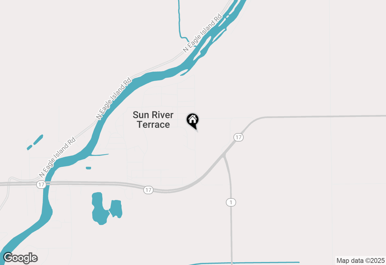 Map of 384 N Sunset Drive, Sun River Terrace, IL 60964