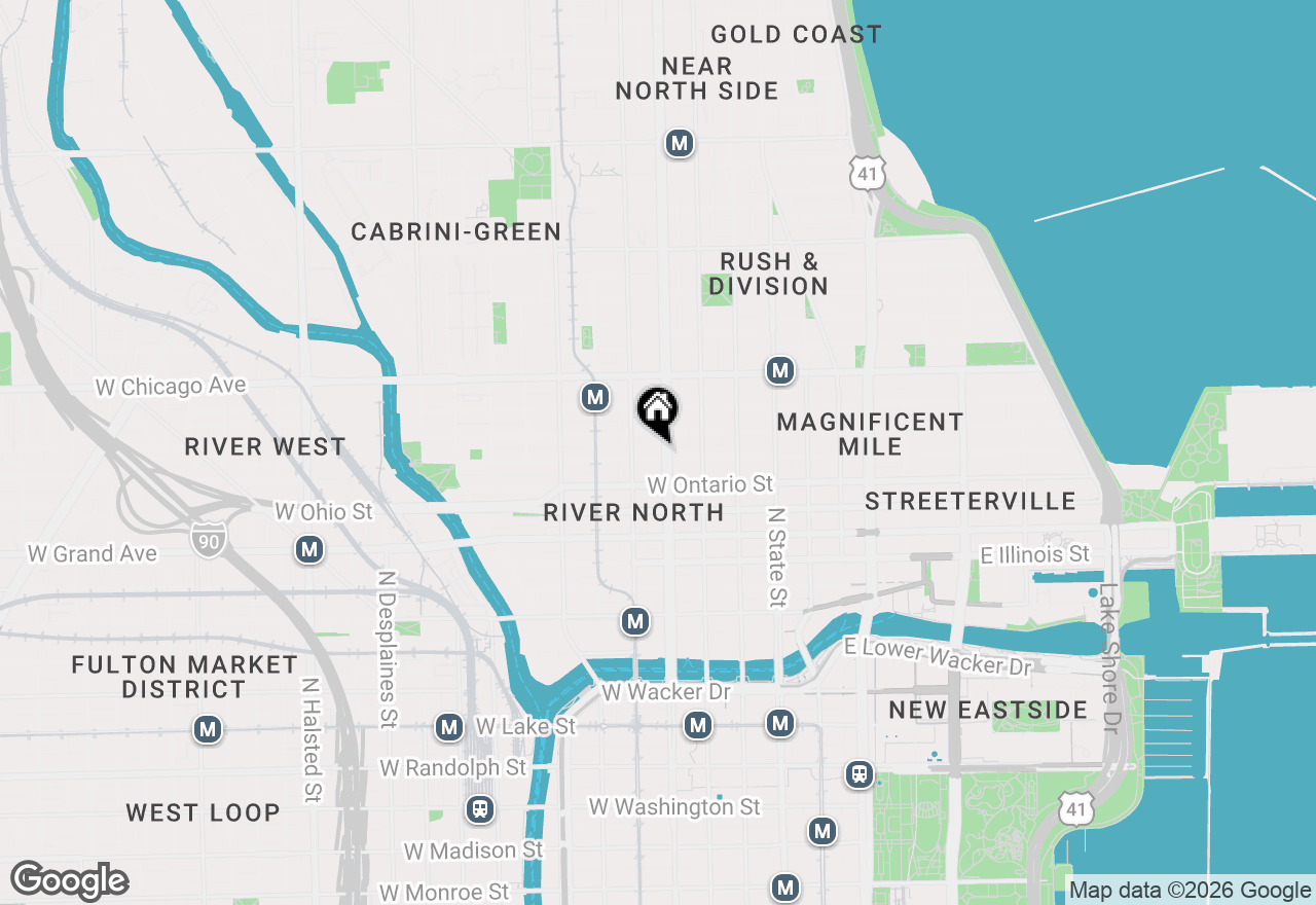 Map of 146 W Erie Street #703, Chicago, IL 60654