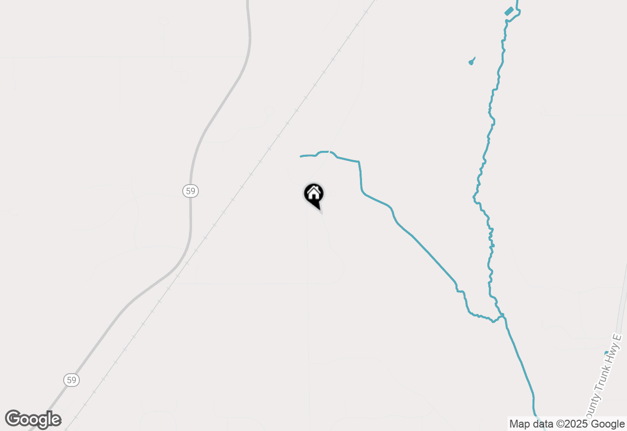 Map of W349S8047 N Whitetail Dr, Eagle, WI 53119