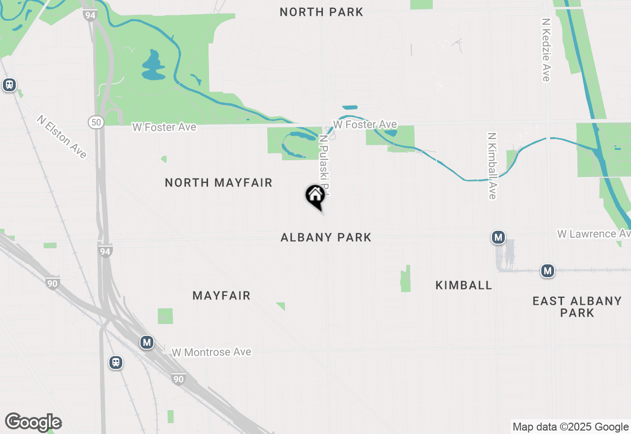 Map of 4845 N Keystone Avenue #1S, Chicago, IL 60630