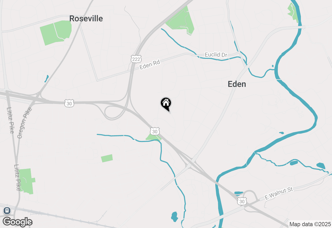 Map of 1330 Foxcroft Drive, Lancaster, PA 17601