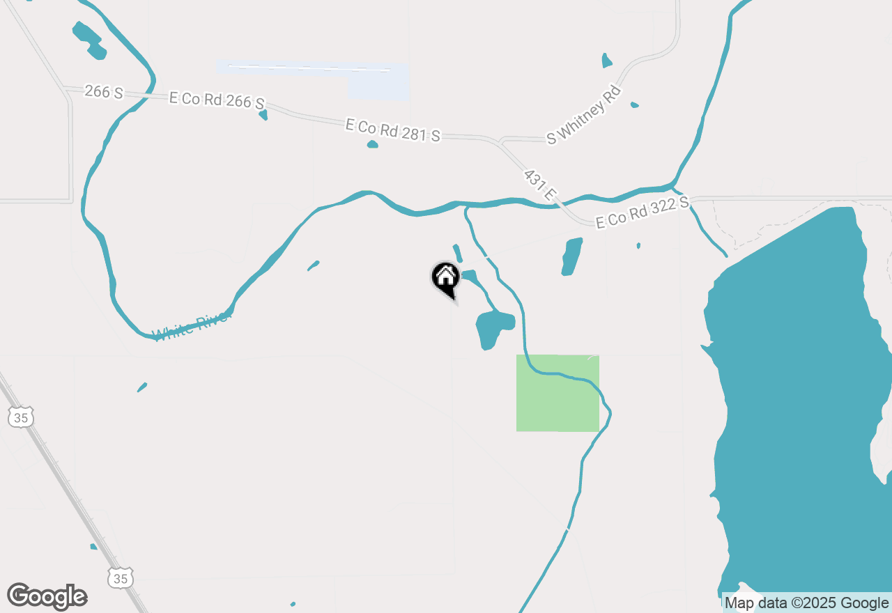 Map of 5419 S County Road 400 E, Muncie, IN 47302