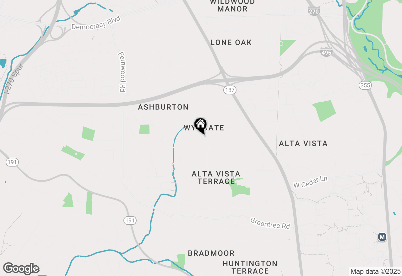 Map of 6008 Melvern Drive, Bethesda, MD 20817