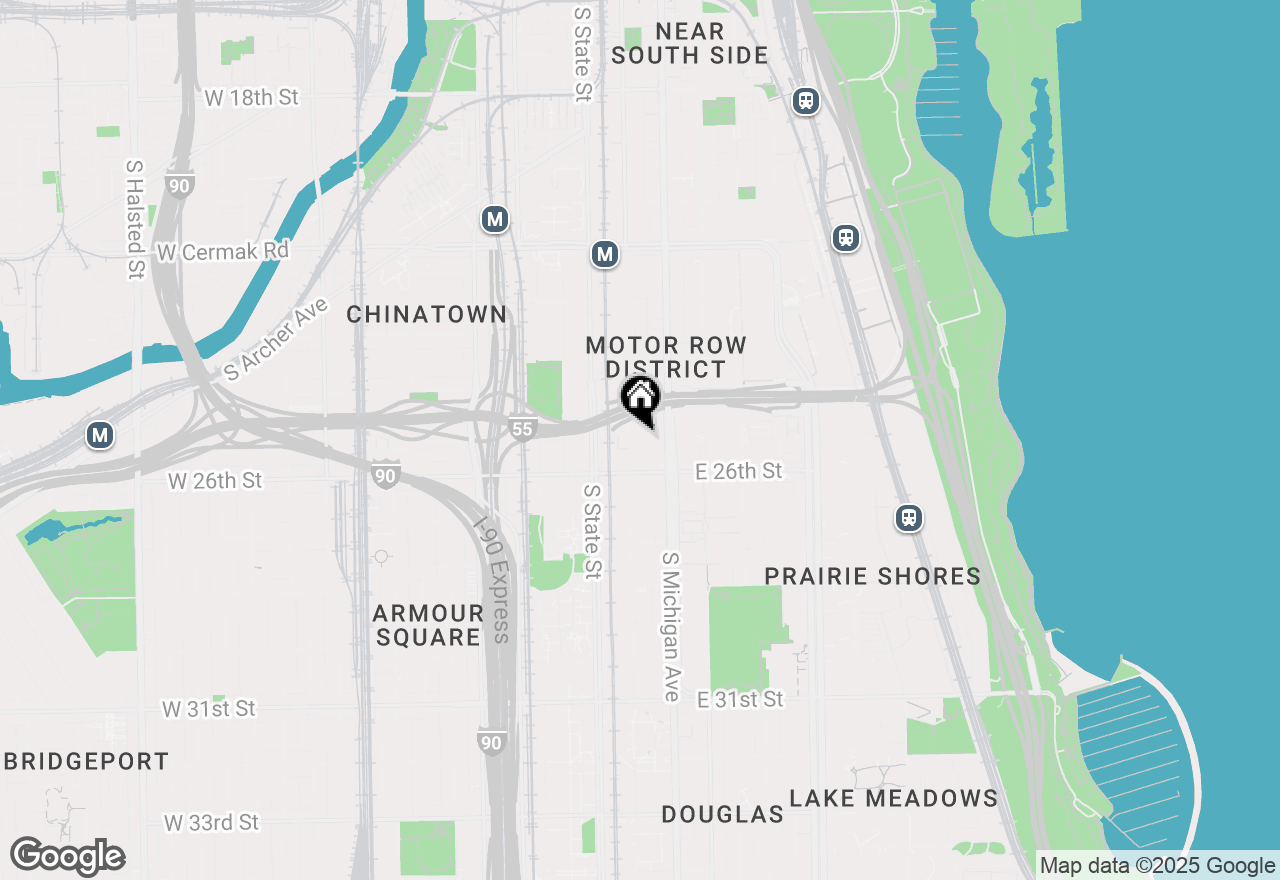 Map of 2525 S Wabash Avenue, Chicago, IL 60616