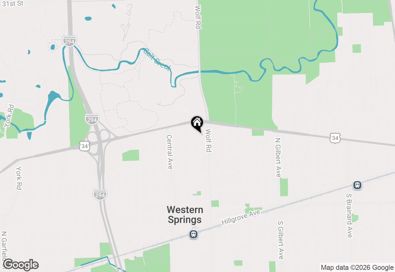 Map of 3844 Lawn Avenue, Western Springs, IL 60558