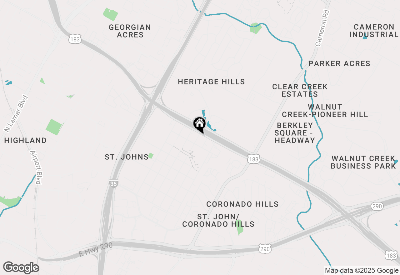 Map of 7613 Providence Ave #1, Austin, TX 78752