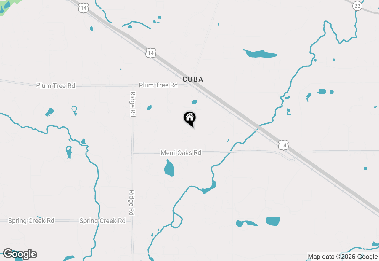 Map of 3 Hickory Lane, Barrington Hills, IL 60010