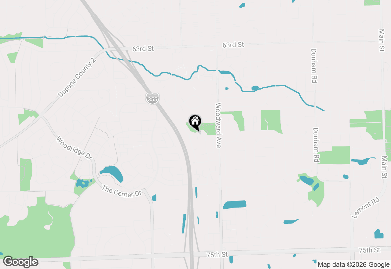 Map of 6767 Greenleaf Street, Woodridge, IL 60517